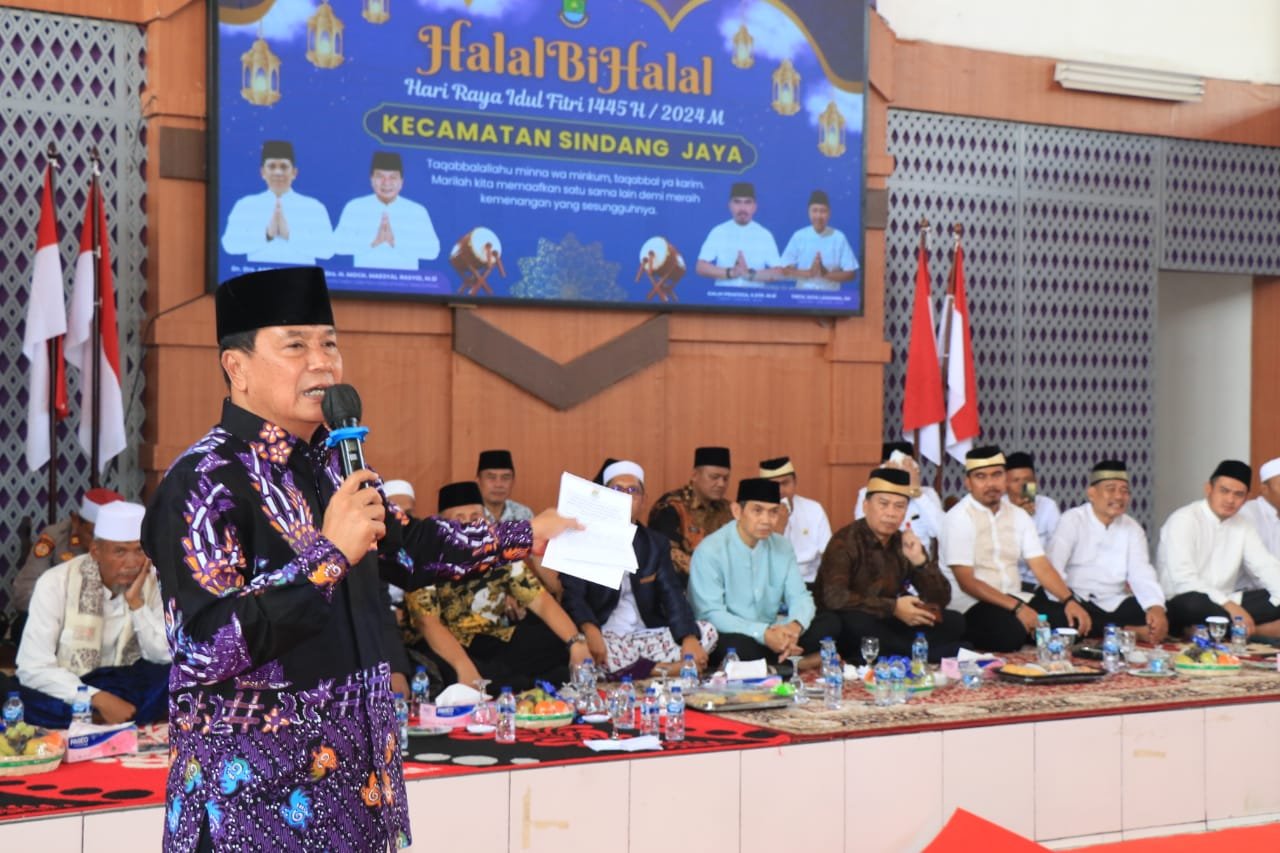 Sekda Maesyal Rasyid Halal Bihalal di Sindangjaya, Masyarakat Antusias